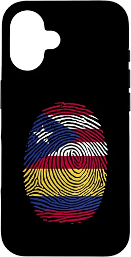 Miniatura 28 de Funda para iPhone 11 Pro Max Boricua y Colombia con huellas dactilares puertorriqueñas