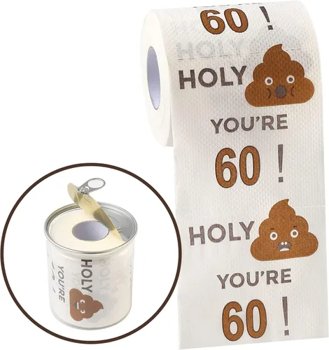 Winoo Design - Papel higiénico divertido de 3 capas para regalo de Feliz cumpleaños para mujeres y hombres