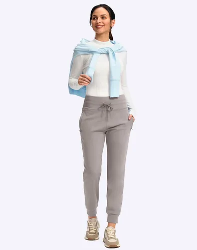 Miniatura 22 de G Gradual Pantalones deportivos con forro polar para mujer, de cintura alta, resistentes al agua, térmicos, para invierno, correr, senderismo