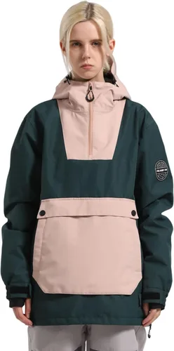 Miniatura 11 de Chaquetas de esquí para hombre, abrigos de snowboard para mujer, chaqueta impermeable para deportes de invierno, resistente al viento, cálida