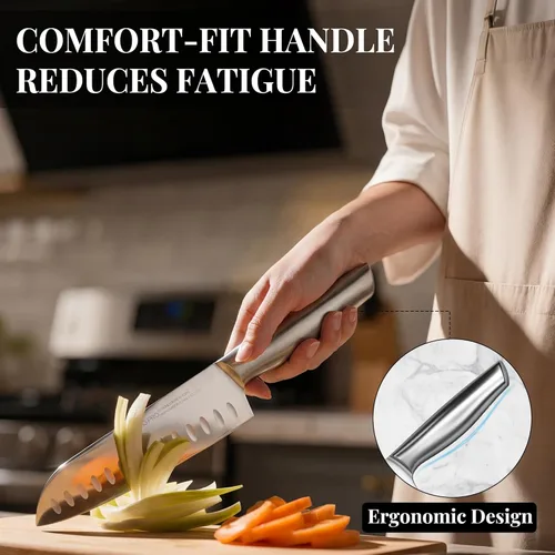 Miniatura 3 de KnifeSaga Juego de cuchillos de cocina premium, juego de 14 piezas de acero inoxidable japonés de alto carbono, afilado duradero, juego de cuchillos