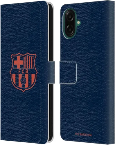 Miniatura 170 de Head Case Designs Funda de piel con licencia oficial del FC Barcelona Barca Crest Graphics para Samsung Galaxy A06 4G