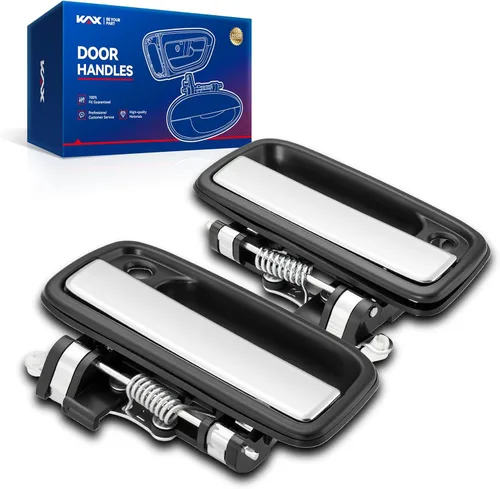 Miniatura 32 de KAX Manija de puerta exterior de ABS para conductor, 4 piezas, compatible con Toyota Tundra 2007-2019; reemplaza