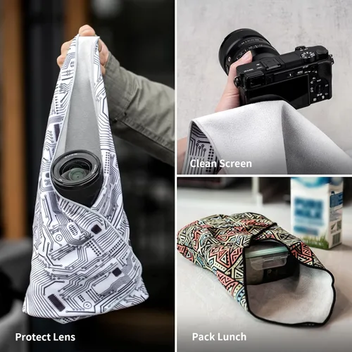 Miniatura 6 de PGYTECH Funda Protectora, Envoltura de Lente Antiarañazos, Protector de Lente, Paño Autoadhesivo Mágico Protector de Cámara para DSLR/Lente