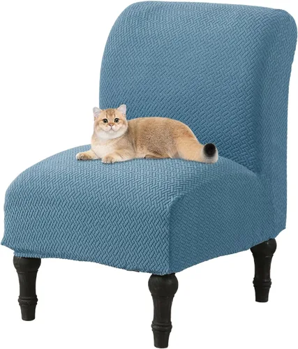Miniatura 30 de JIAN YA NA Funda para Silla de Acento sin Brazos, Funda Elástica para Silla sin Brazos de Spandex, Fundas para Sillas sin Brazos, Funda para Silla
