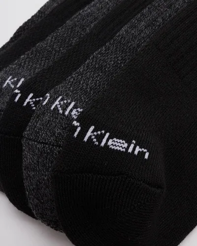 Miniatura 108 de Calvin Klein Calcetines para hombre, mezcla de algodón, acolchados, sin talla, forro de calcetines atléticos (6 unidades)