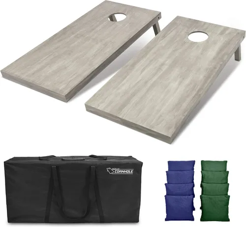 Miniatura 26 de GoSports Juego de tablas de cornhole de madera de tamaño reglamentario de 4 x 2 pies, incluye funda de transporte y bolsas de frijoles
