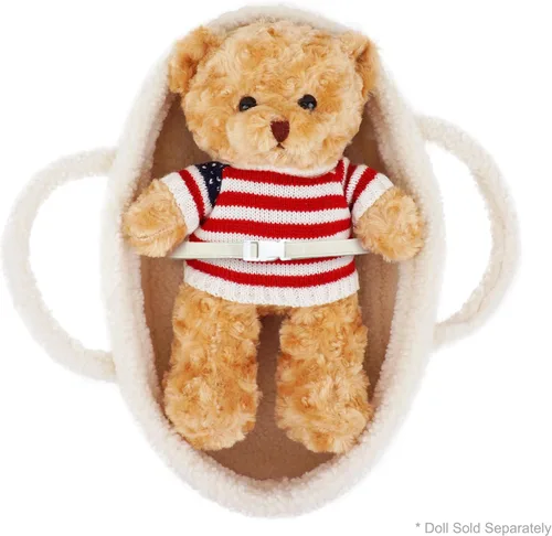Miniatura 9 de June Garden Cozy Dream Doll Bassinet - Portador Portátil para Muñecas de Bebé - Se Adapta a Muñecas American Girl o Osos de Peluche de hasta 14