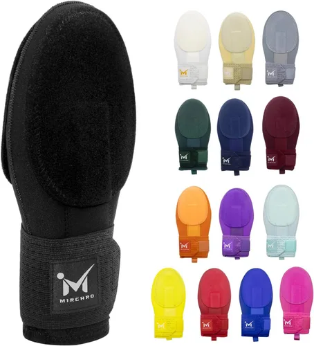 Guante deslizante para jóvenes y adultos, guante de béisbol y sóftbol para protección de la mano, accesorio Drippy Drip diseño ambidiestro Negro