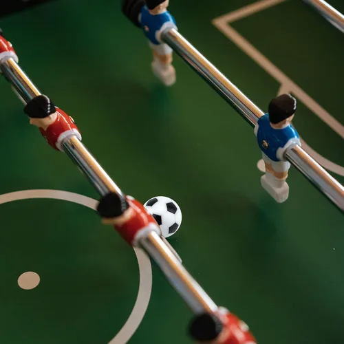 Miniatura 5 de IFAMIO Juego de 12 pelotas de futbolín de fútbol, mini pelotas de fútbol en blanco y negro, mini pelotas de fútbol de mesa