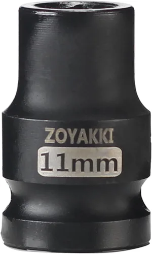 Miniatura 50 de Juego de llaves de impacto de 6 puntas de 1/2 pulgada - 1-1/2" (SAE), CR-MO, llave de eje de 1/2 pulgada de 6 puntas para fácil remoción de tuercas