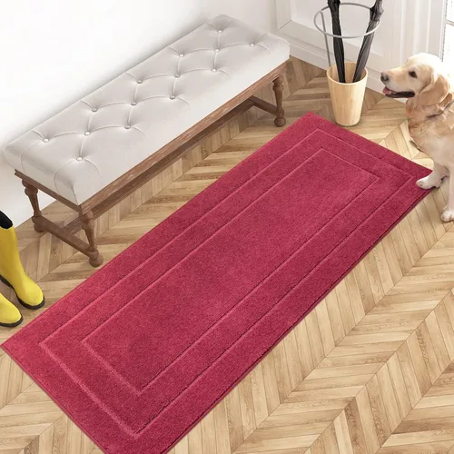 Miniatura 40 de PURRUGS Tapete para puerta que atrapa la suciedad, 20 x 31.5 pulgadas, antideslizante, lavable a máquina, tapete de entrada para perro, tapete