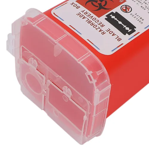 Miniatura 9 de Contenedor de eliminación de cuchillas de afeitar para navaja de seguridad, cuchillo de afeitado de sellado fuerte, caja de recogida, caja