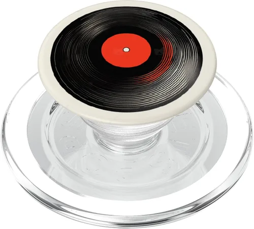 Miniatura 7 de Red Vinyl Record Player Vinyl Collector Retro Music Lover PopSockets Adhesive PopGrip