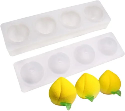 Miniatura 13 de Molde de silicona para postres, molde de silicona para pastel para hornear fondant, molde con forma de fruta, azúcar, dulces, gelatina, utensilios
