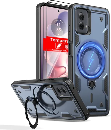 Miniatura 141 de Funda magnética para Google Pixel 9A compatible con cargador inalámbrico MagSafe, para Pixel 9A, funda de teléfono integrada de 360 °, con 2