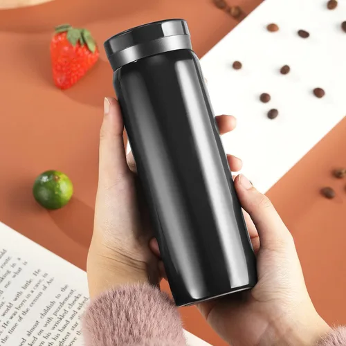 Miniatura 5 de Mini Thermos Bonita Botella de Agua - Matraz Pequeño Diminuto Aislado al Vacío de Acero Inoxidable 18/10 de 7 oz - A Prueba de Fugas y Derrames