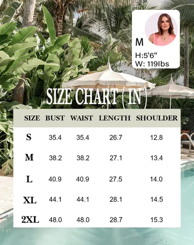 Miniatura 5 de WIHOLL Camisetas sin mangas plisadas de verano para mujer, ajuste holgado, cuello en V, sin mangas, fluidas