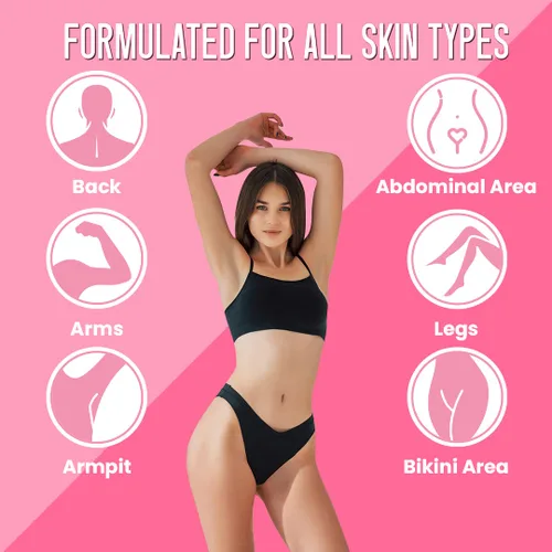 Miniatura 4 de Miss Cire Cuentas de cera dura azul, depilación sin dolor, no necesita tiras, bajo punto de fusión, consistencia similar al gel, para cara y cuerpo