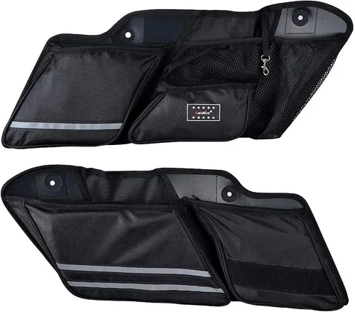Miniatura 5 de Goldfire Organizador de alforjas Harley para bolsa de sillín Harley, organizador de herramientas lateral, bolsa de almacenamiento para Touring Road