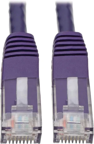 Miniatura 4 de Tripp Lite Cable de conexión moldeado Gigabit Cat6 Cat5e RJ45 M/M 550MHz Amarillo