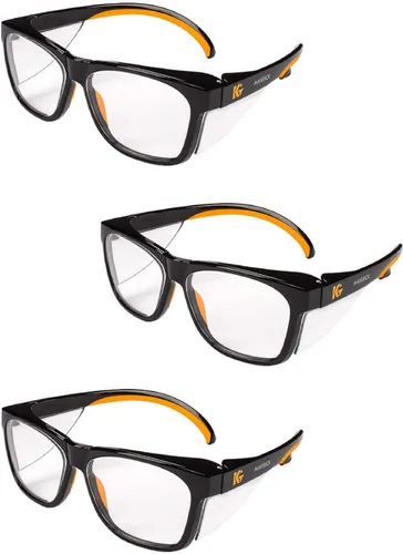Kleenguard Maverick Gafas de seguridad con escudos laterales integrados (3 pares)