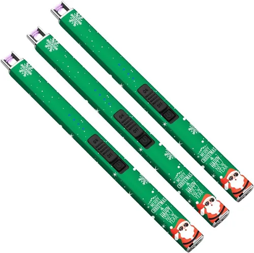 Miniatura 9 de SUPRUS Encendedor eléctrico de arco, resistente al viento, sin llama, recargable por USB, con bloqueo de seguridad, para velas, barbacoa, camping