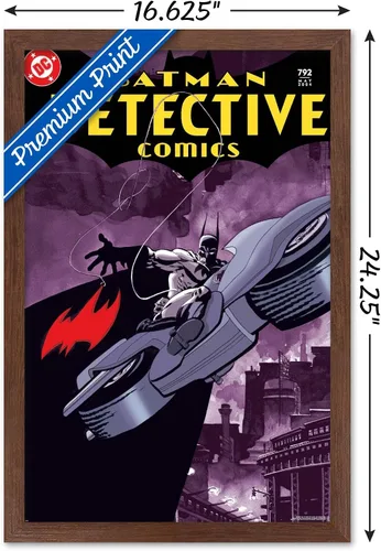 Miniatura 3 de Trends International DC Comics Batman - Póster de Batman Detective Comics #792 Versión enmarcada de caoba