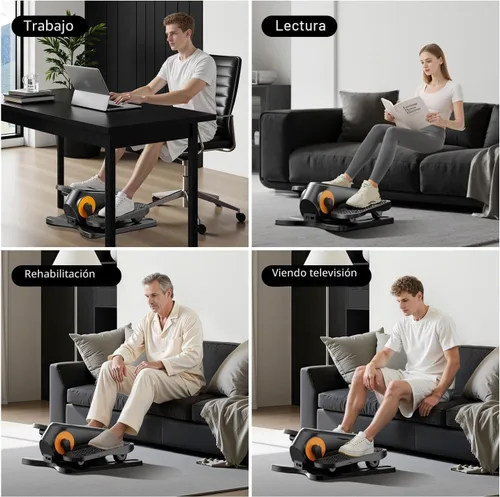 Miniatura 7 de Under Desk Elliptical Machine, Electric Seated Pedal Exerciser, Quiet Leg Exerciser While Sitting for Seniors, Mini Portable Leg Exercise Machine