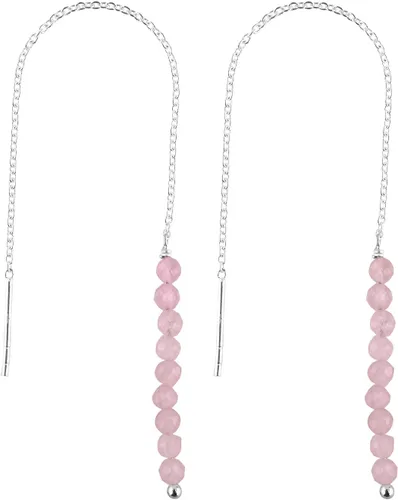 Miniatura 11 de Aretes delicados de piedra auténtica, piedras preciosas tanzanita, joyería minimalista, aretes colgantes, chapados en plata, piedras natales