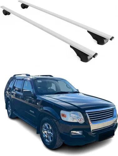 Miniatura 15 de OMAC Portaequipajes con cerradura para Ford Explorer Sport Trac 2001-10, antirrobo negro para viajes, kayak, canoa, surf, esquí, snowboard, camping