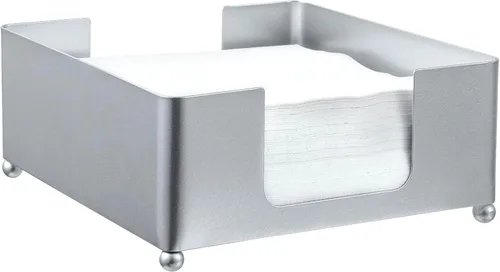 Miniatura 10 de MyGift Servilletero de mesa de madera de acacia de alta calidad, dispensador de servilletas cuadrado rústico con brazo decorativo de hoja de arce