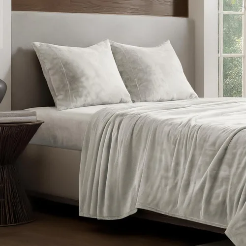 Miniatura 12 de Bare Home Juego de sábanas de microfelpa de forro polar, tamaño individual, terciopelo ultrasuave, acogedor y cálido, comodidad de felpa para todas