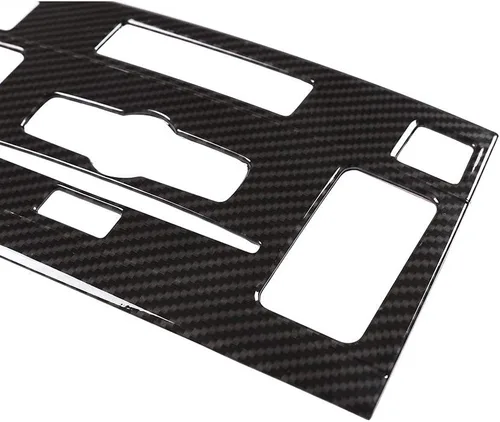 Miniatura 5 de YIWANG - Pomo de plástico ABS para coche para Mercedes Benz GLK Clase X204 2010-2012, Fibra de carbono