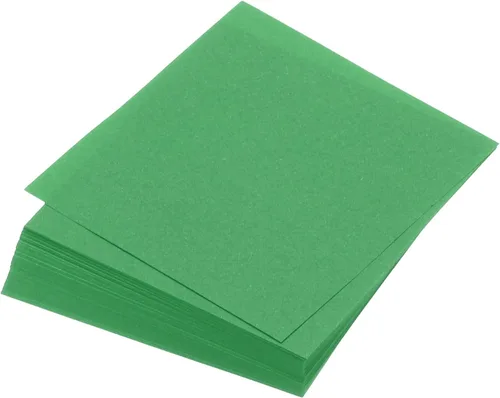 Miniatura 151 de MECCANIXITY 100 hojas de papel de origami de doble cara de 8 x 8 pulgadas (7.9 x 7.9 in), hoja cuadrada para proyectos de manualidades, Pasto verde