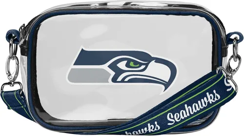 Miniatura 20 de FOCO NFL Womens NFL Team Logo Stripe Clear Crossbody Bag