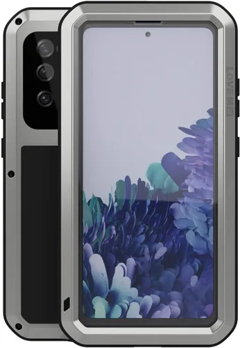Miniatura 9 de LOVE MEI Funda militar resistente para Samsung Galaxy S20 FE 5G, con protector de pantalla de vidrio templado, a prueba de golpes, a prueba