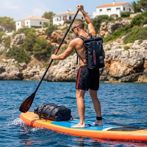 Miniatura 3 de Dry Bag - Bolsa impermeable de 25 litros, flotantes y ligeras para mujer, mochila impermeable para kayak, canotaje, pesca, remo, campamento