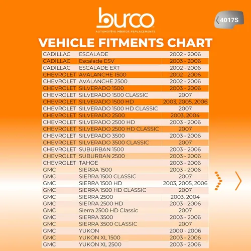 Miniatura 3 de Burco 4017S Redi Cut repuesto de vidrio de ventana del lado del conductor con señal para Chevy Silverado 2003-2007, GMC Sierra, Chevy Avalanche