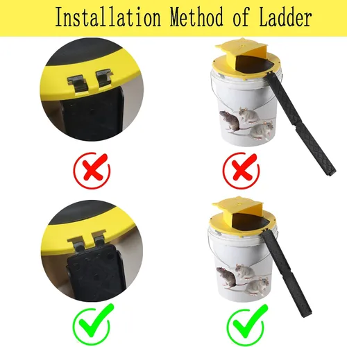 Miniatura 4 de Mouse Rat Trap Bucket,5 Gallon Mouses Rat Traps Indoor for Home,Reusable Mouse Catching Tool-Owl Style, Bucket Lid Rat Traps Indoor Outdoor[5 Gallon