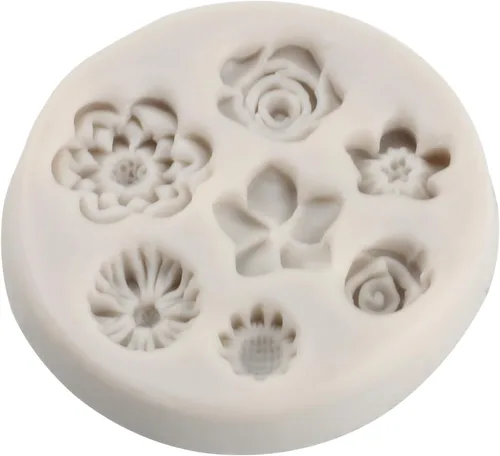 Miniatura 4 de Moldes de silicona de flores Molde de caramelo de fondant de margarita para decoración de pasteles Decoración de cupcakes Pasta de goma de chocolate
