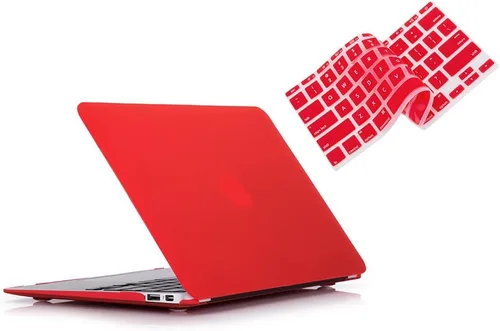 Miniatura 14 de Funda rígida con superficie suave Ruban 2 en 1 y cubierta para teclado para Macbook Air de 13.3 pulgadas Modelos: A1369 / A1466, Negro