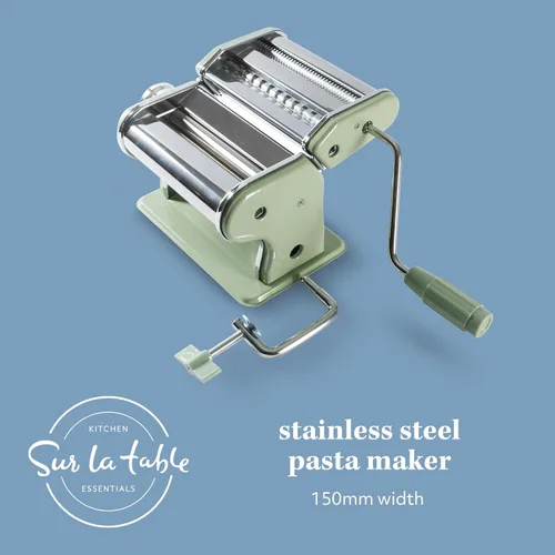 Miniatura 2 de Sur La Table Kitchen Essential Va Bene - Máquina manual para hacer pasta y fideos con rodillos y cortadores - Espaguetis, Fettuccini, Lasaña o Masa