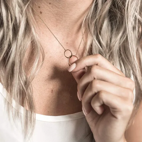 Miniatura 4 de Collar de regalo para mujeres y niñas, colgante de joyería moderna ajustable, idea de regalo de amor para ella con tarjeta sincera, regalos de larga