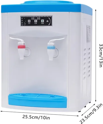 Miniatura 9 de Enfriador de agua de carga superior con agua fría caliente y temperatura ambiente, dispensador de agua para oficina en casa, dormitorio, dispensador