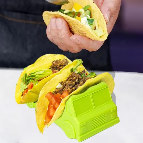 Soporte para tacos para camiones (paquete de 4) | Divertida fiesta de martes de tacos para niños y adultos | Regalo perfecto de cumpleaños, Navidad