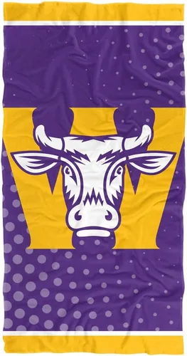 Miniatura 198 de LOGOVISION Manta Abilene Christian University, 30x60 Logo Dots CottonFront/PolyBackBeachTowel