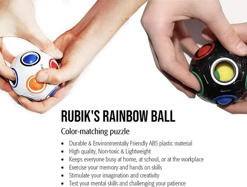 Miniatura 4 de Rubiks - Juego de regalo de 3 piezas, cubo blando, estrella mágica, bola arcoíris