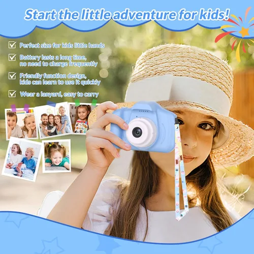 Miniatura 6 de Mafiti Cámara para Niños, Cámara Digital Mini Selfie de 26MP HD para Niños, Cámara para Niños Pequeños de Vídeo 1080P, Juguete al Aire Libre