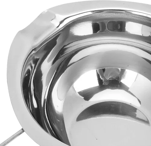 Miniatura 8 de Olla de doble caldera, 2 unidades de 13.5 fl oz de acero inoxidable para fusión, sartén pequeña para leche, chocolate y agua para derretir agua